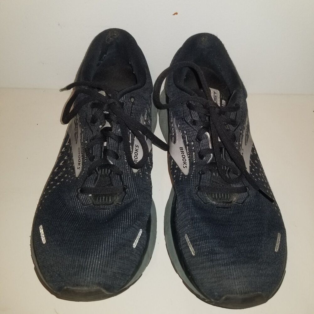 Brooks Ghost 13 Black Road Running Shoes Mens Size 9.5 medium D